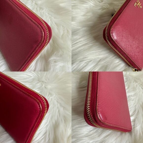 💯Authentic Prada Zipped Safiano Long Wallet 🍀 - Picture 11 of 17